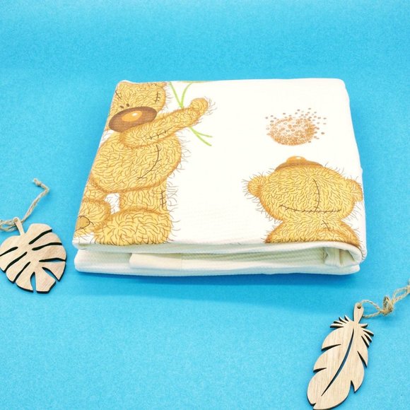 Baby Blanket Comfy 100% ORGANIC COTTON - Picture 4 of 7